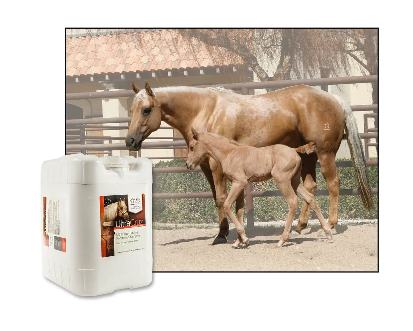 Ultracruz Equine Foaming Horse Shampoo, 5 Gallon Refill