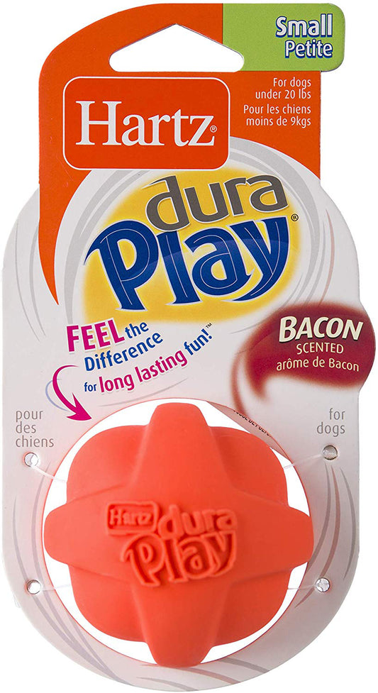 Hartz Dura Play Ball Dog Latex Squeaky Toy Fetch Assorted