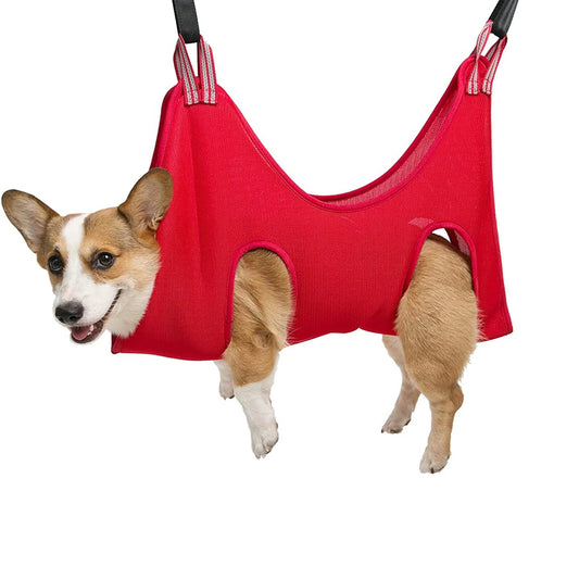 Pet Grooming for Dog Grooming Harness for Nail Trimming Pet Grooming Sling Helper Holder Pet Supplies Red S