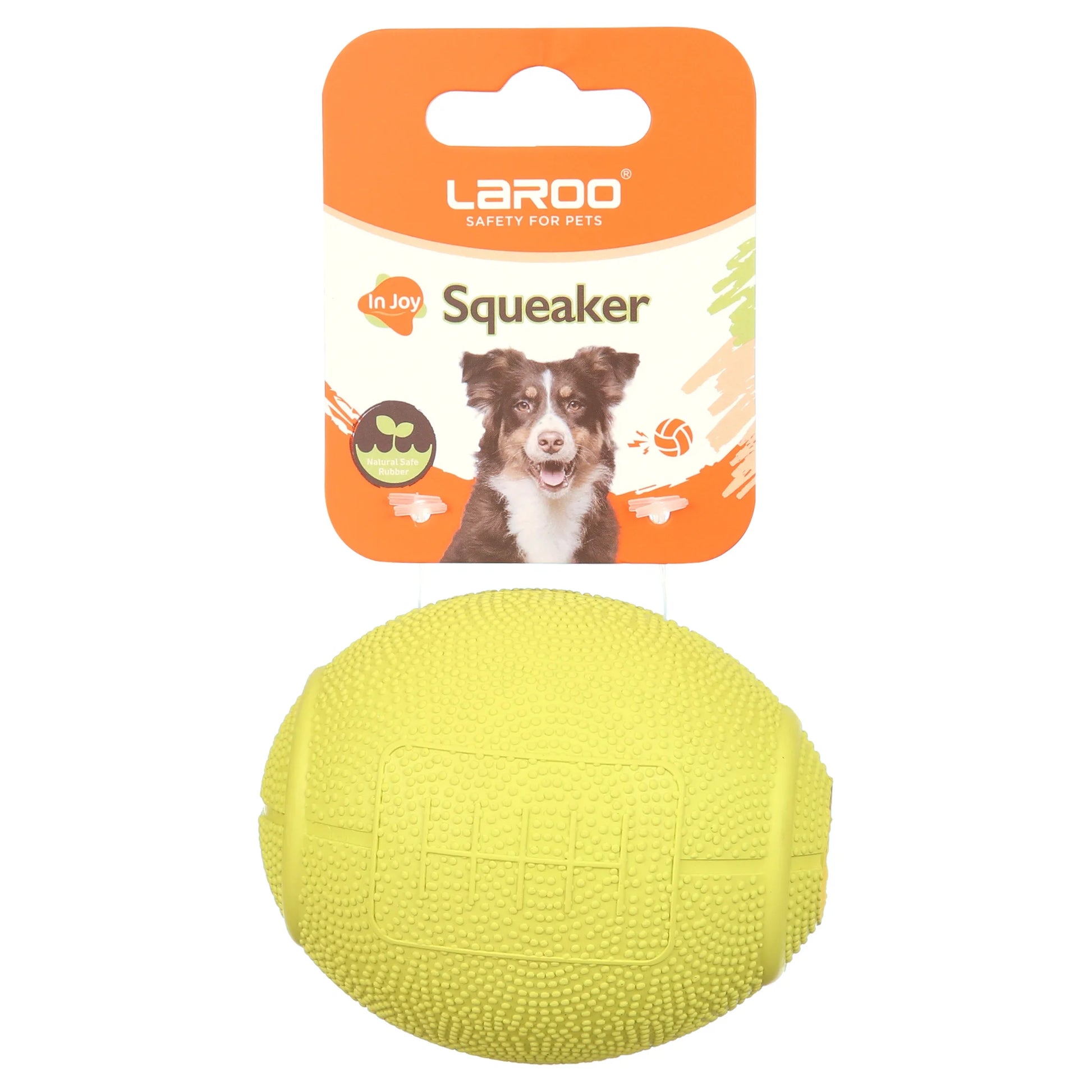Squeaky Dog Ball, Interactive Dog Toys for Boredom, Non-Toxic Bpa-Free, Ultra Durable Natural Rubber Training Squeaky Pet Toys for Large Medium Small Dogs
