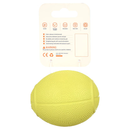 Squeaky Dog Ball, Interactive Dog Toys for Boredom, Non-Toxic Bpa-Free, Ultra Durable Natural Rubber Training Squeaky Pet Toys for Large Medium Small Dogs